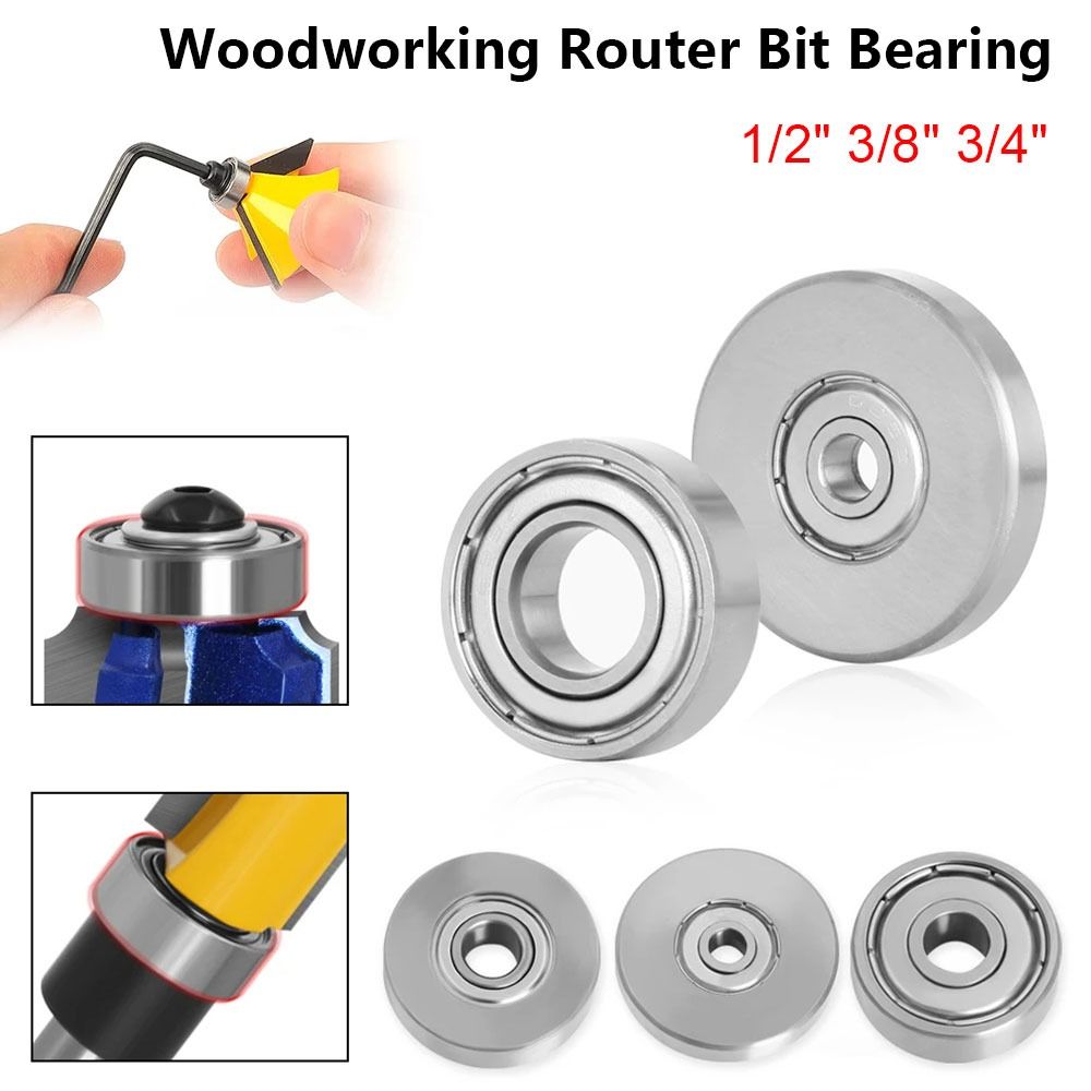 Router Bits For Woodworking - 1 Peça de Fresa de Aço