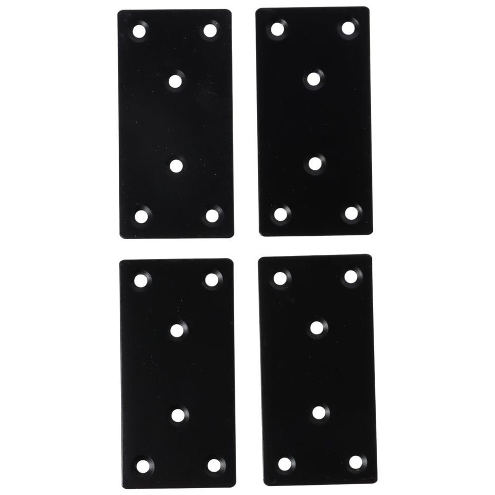 Woodworking X Brace - Placa de reparo plana preta durável,