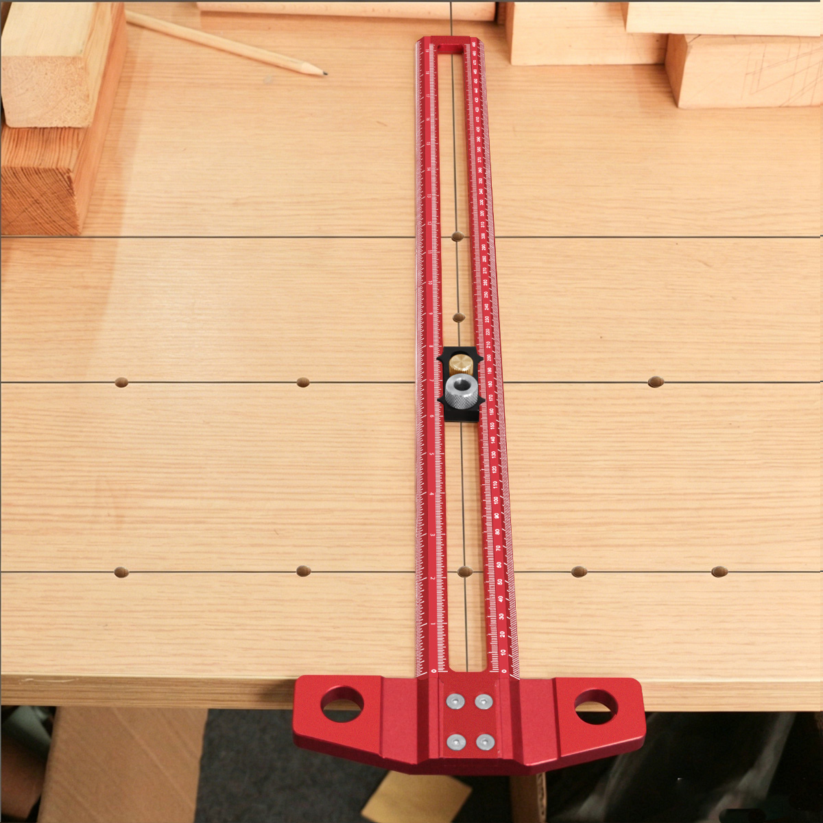 Woodworking Classes - Régua de Marcação T-Square para Marcenaria,
