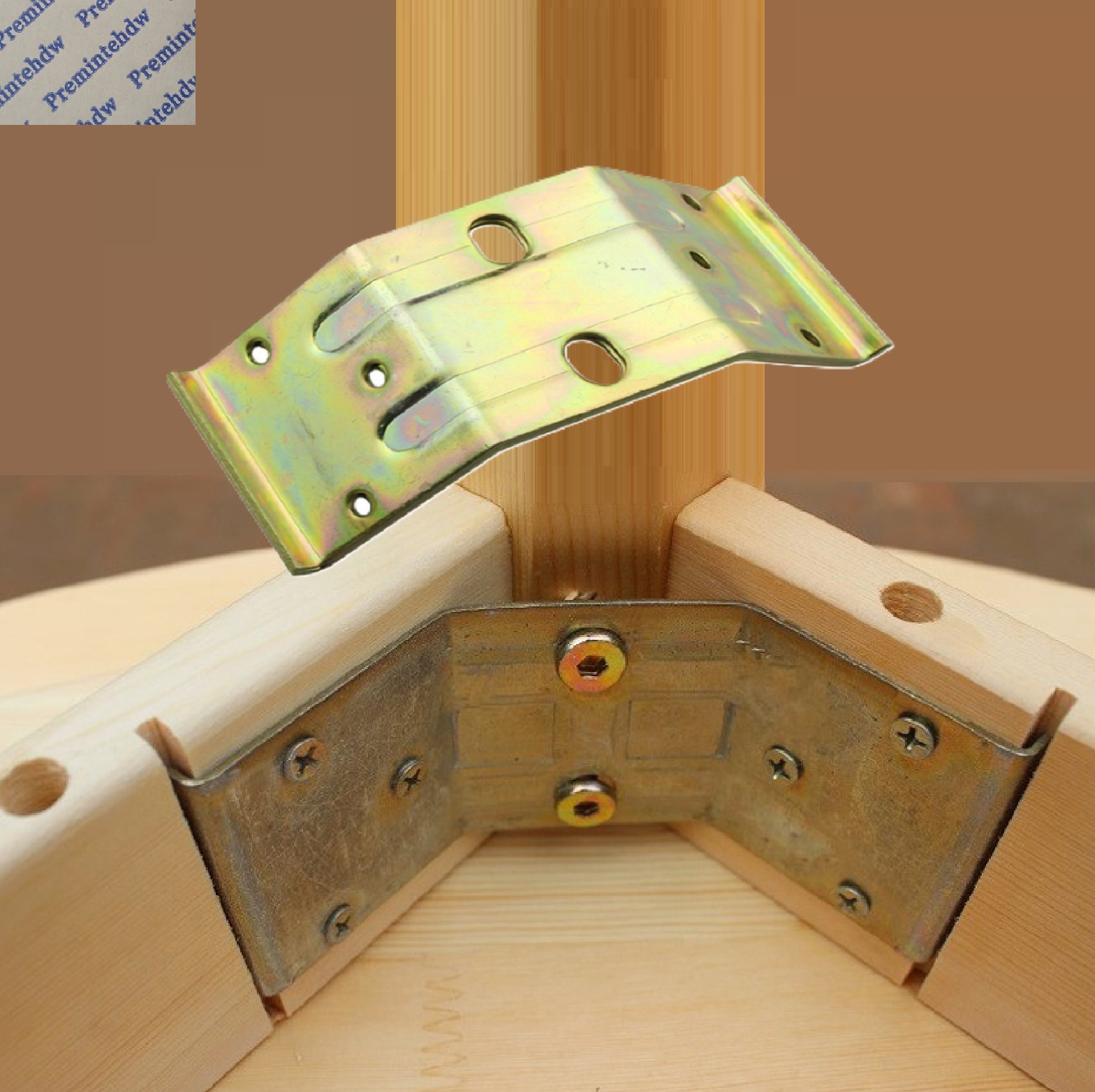 Woodworking Kerf - Suporte de canto do quadro de