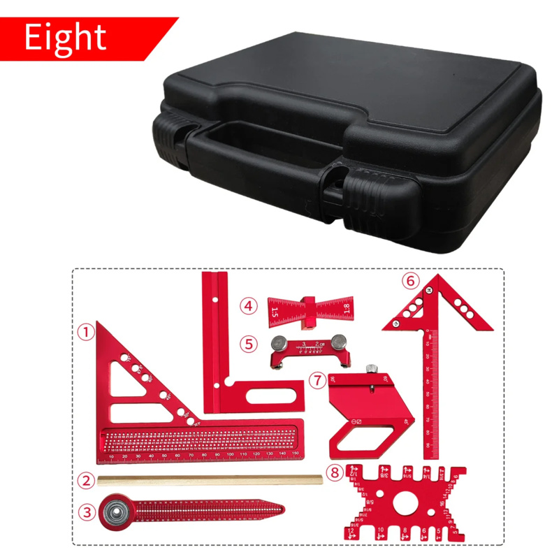 Woodworking Box - Kit quadrado de alumínio para carpintaria,