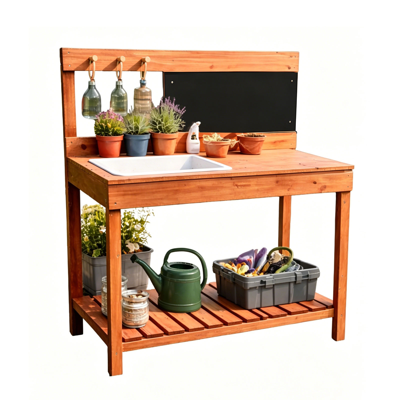 Workbench Woodworking - Bancadas de madeira para plantio de