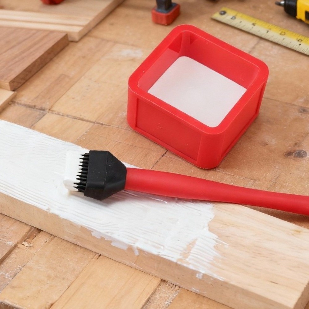 Woodworking Box - Pincel de silicone com tampa selável,