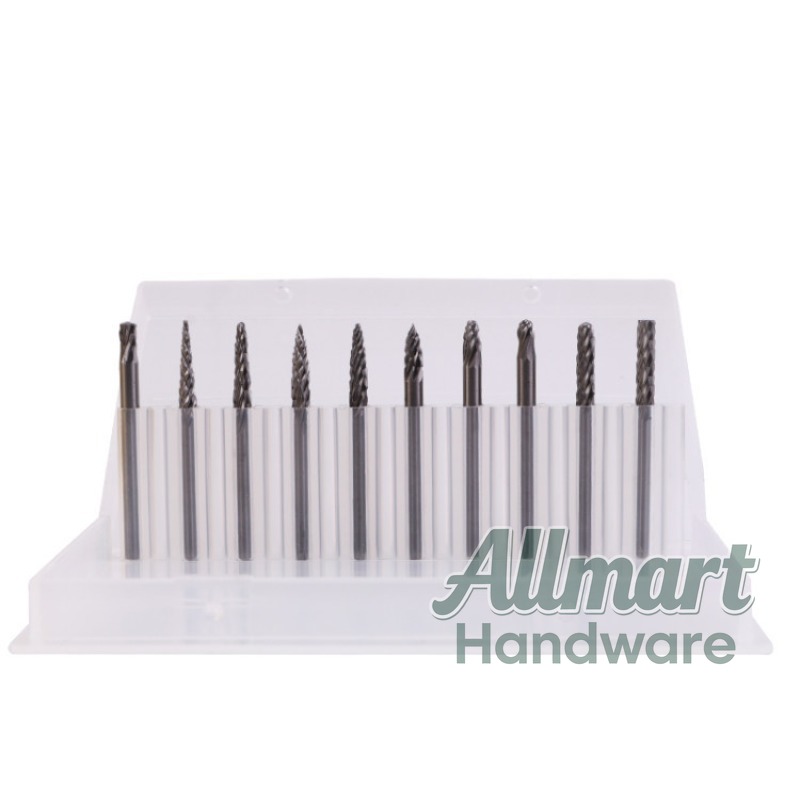 Router Bits For Woodworking - Conjunto de 10 Peças de Brocas