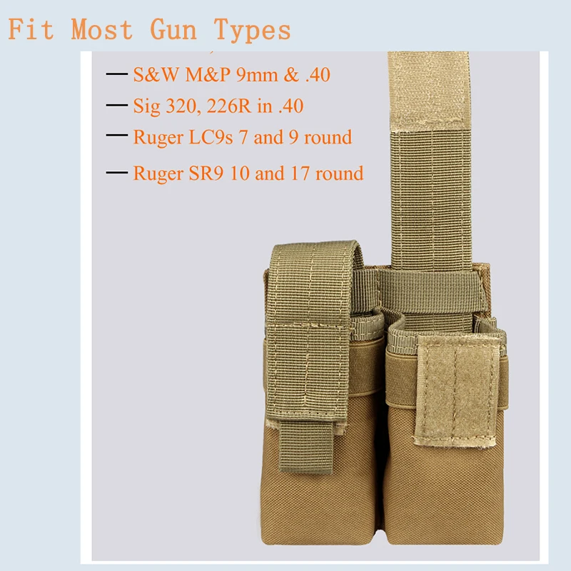Woodworking Magazine - Bolsa tática dupla para revista airsoft,
