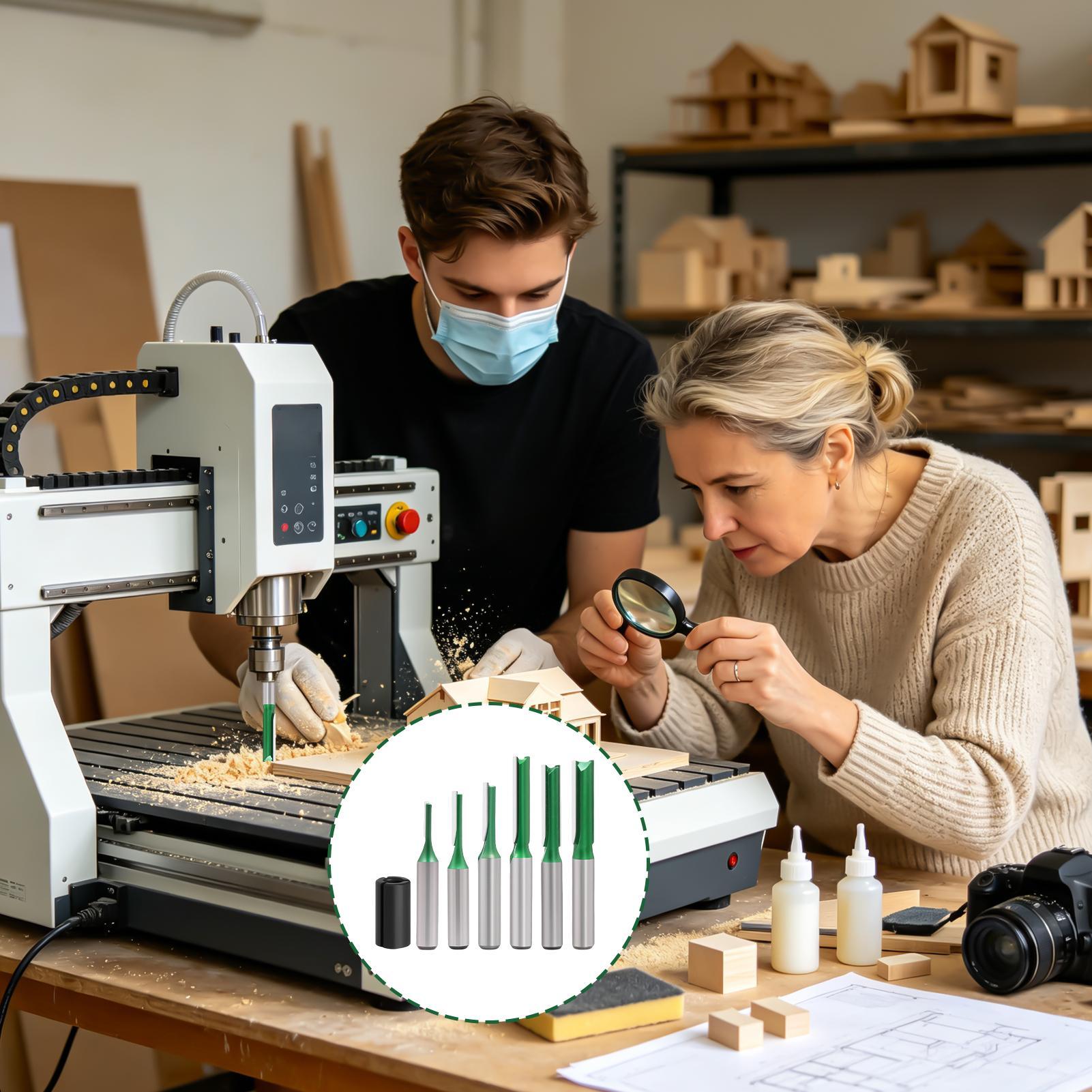 Conjunto de Brocas Retas para  - Router Bits For Woodworking avaliação e preço
