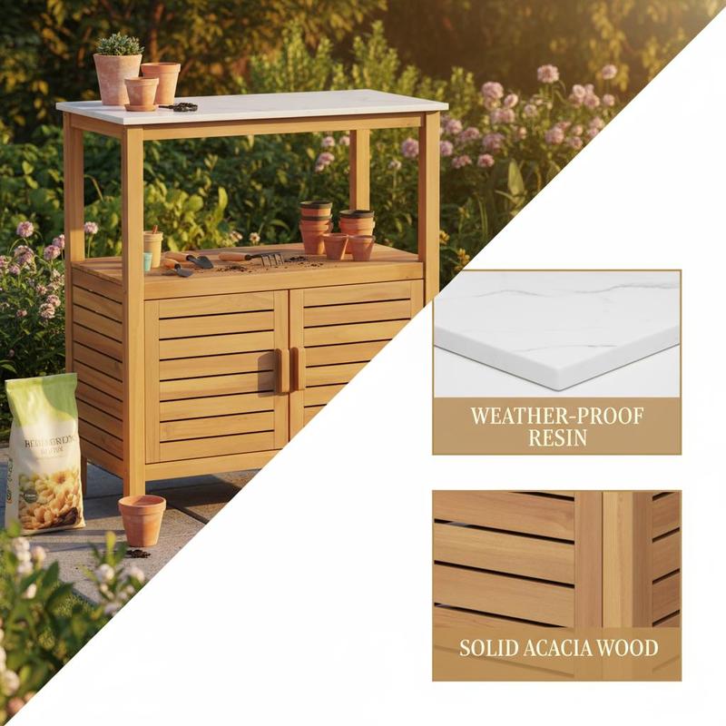 Bancada de Jardinagem Externa  - Workbench Woodworking avaliação e preço