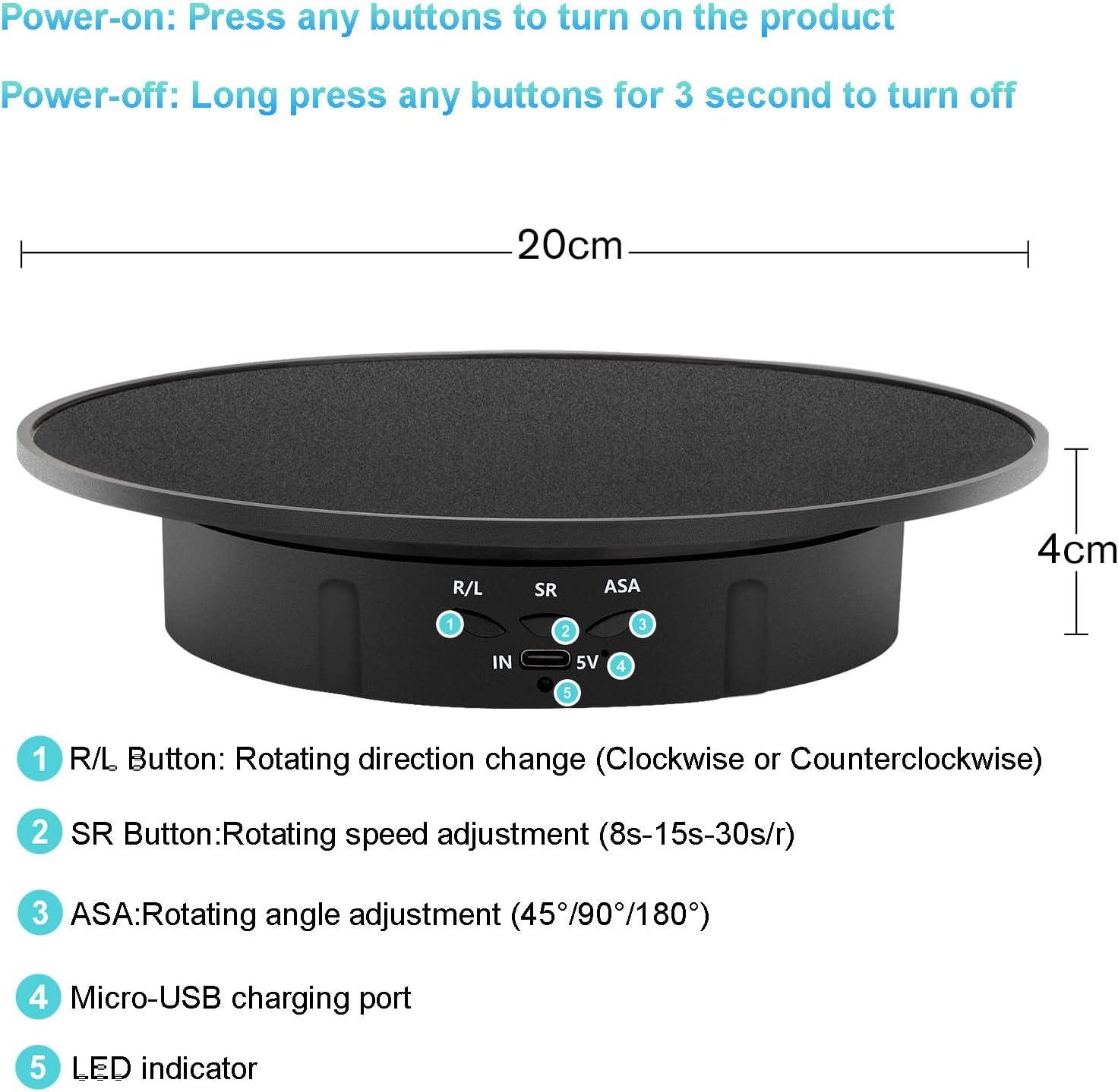 Suporte de exibição motorizado - Turning Gouge Set avaliação e preço