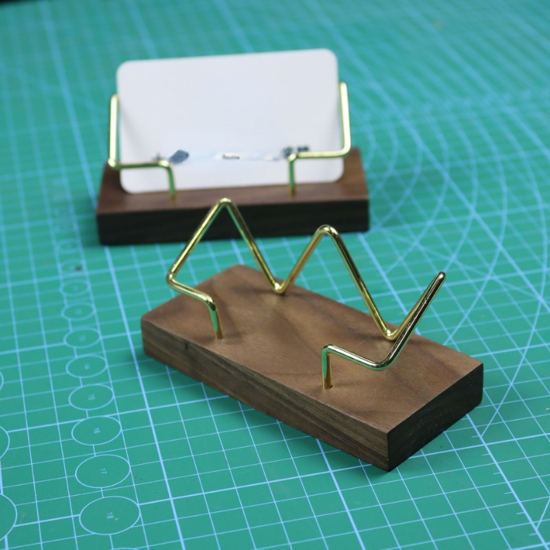 Titular De Cartão De Visita De - Woodworking Box avaliação e preço