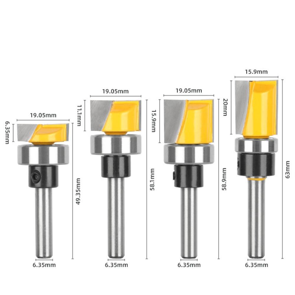 Fresa de Acabamento Rente com  - Router Bits For Woodworking avaliação e preço