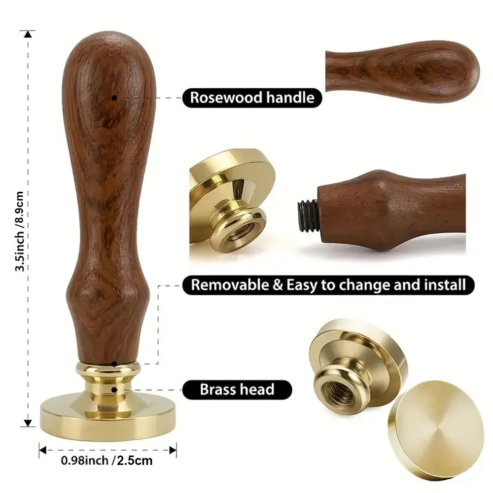 Conjunto de selo de cera em br - Woodworking Logo avaliação e preço