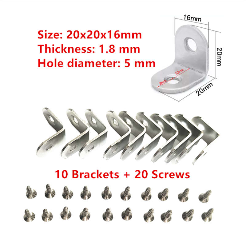 10 x Suporte de canto em L de  - Woodworking X Brace avaliação e preço