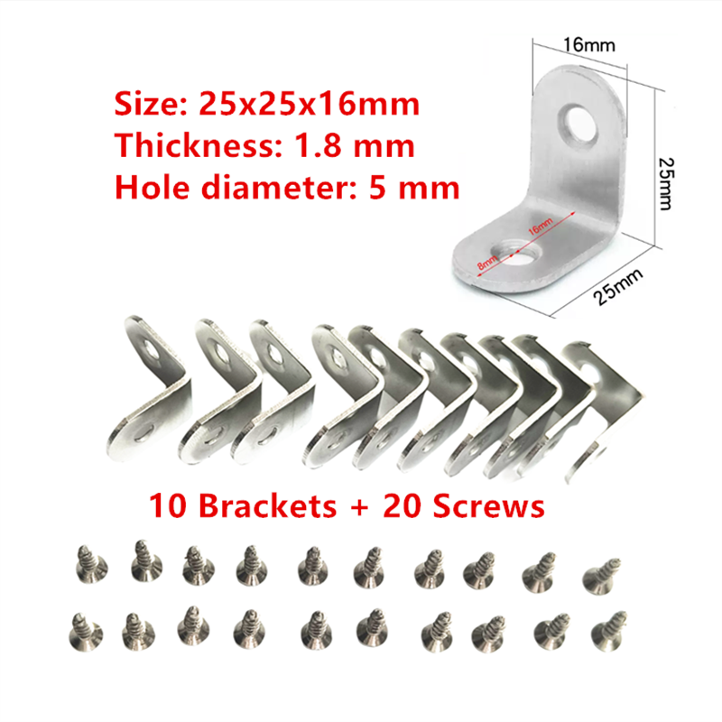 10 x Suporte de canto em L de  - Woodworking X Brace avaliação e preço