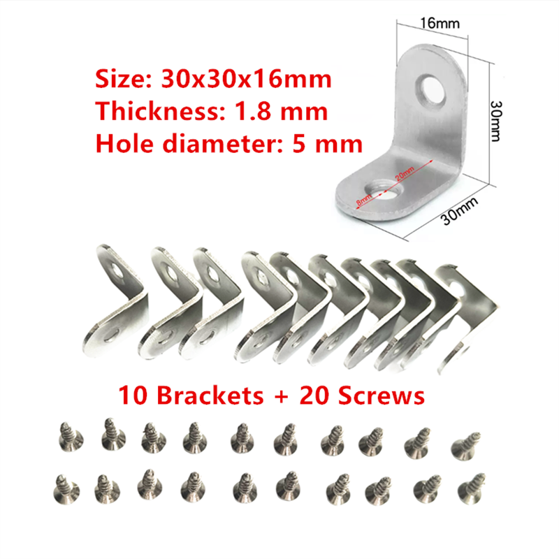 10 x Suporte de canto em L de  - Woodworking X Brace avaliação e preço