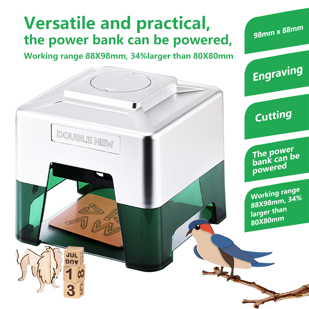 Mini Gravador a Laser 3W Portá - Woodworking Logo avaliação e preço