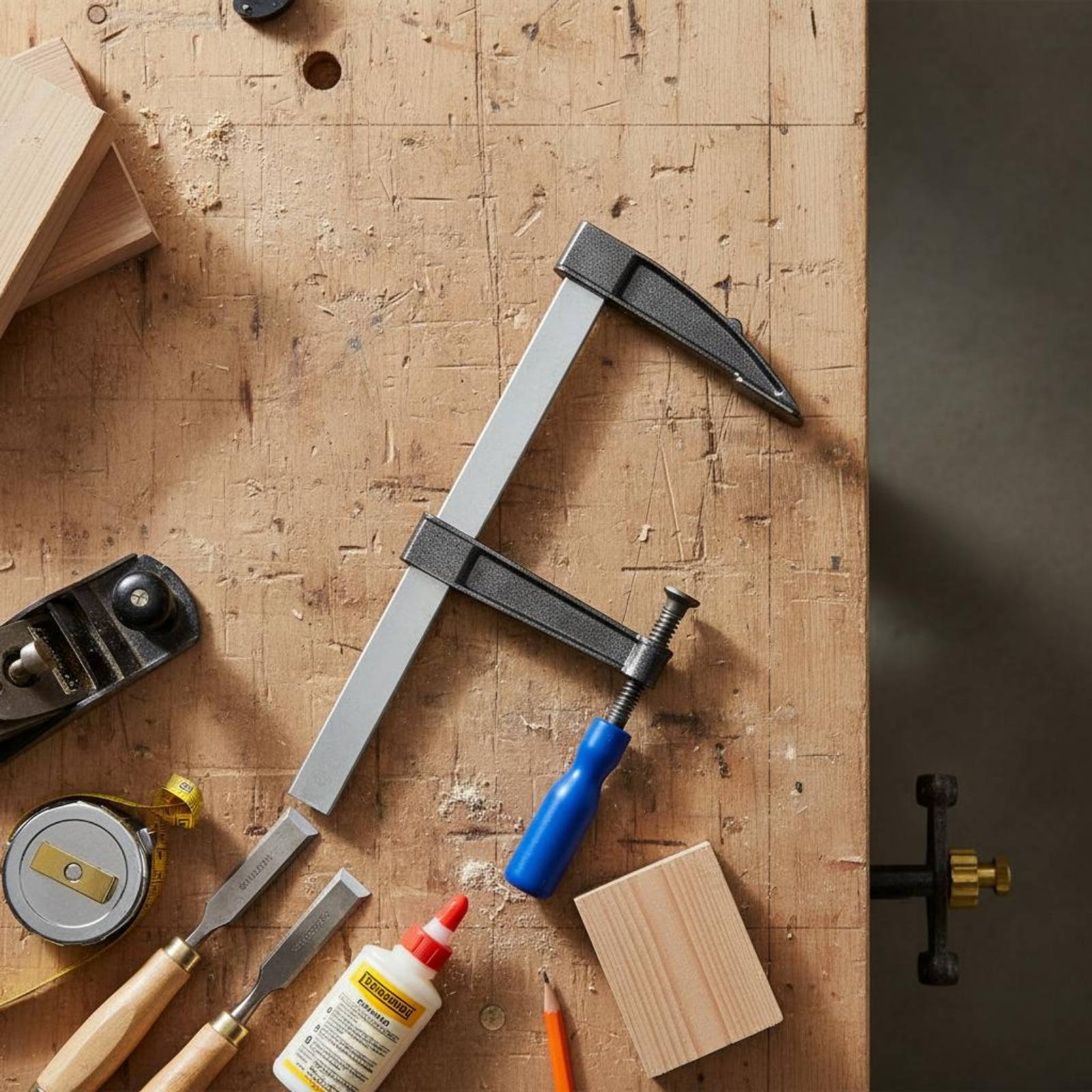 Grampo F para Ajuste Sem Esfor - Woodworking And Carpentry avaliação e preço