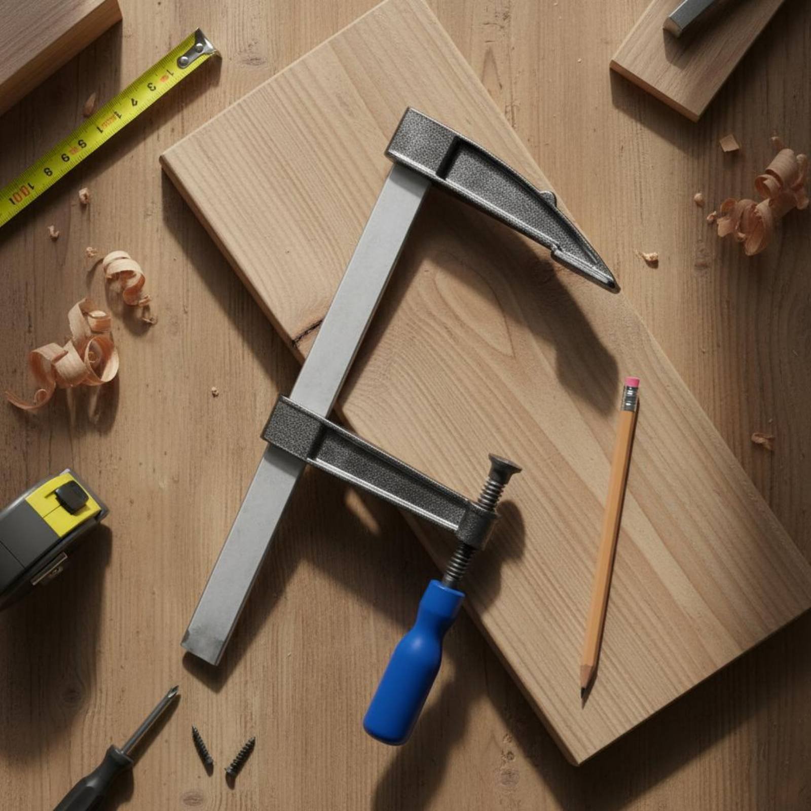 Grampo F para Ajuste Sem Esfor - Woodworking And Carpentry avaliação e preço