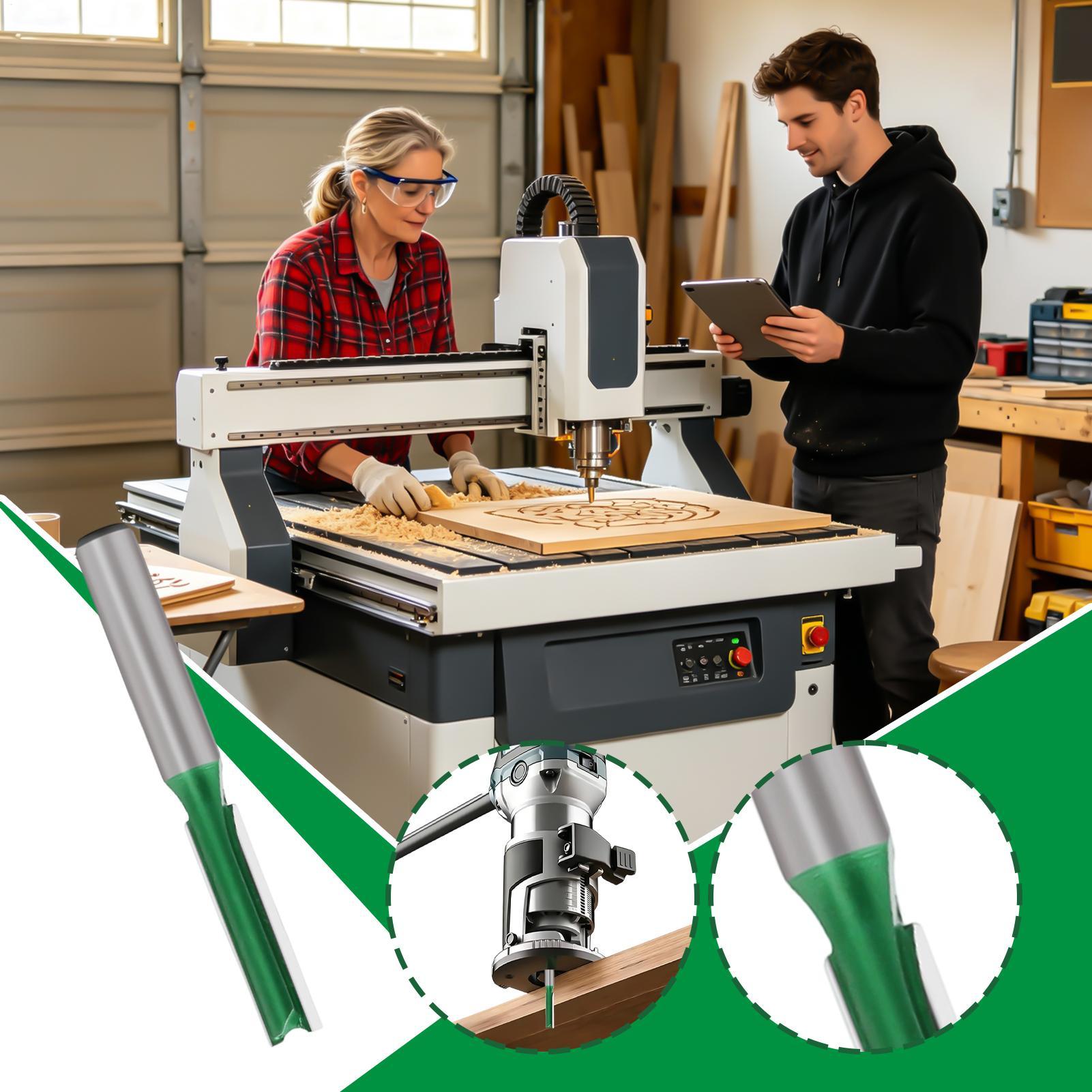 Fresa Reta de 8mm com Haste pa - Router Bits For Woodworking avaliação e preço