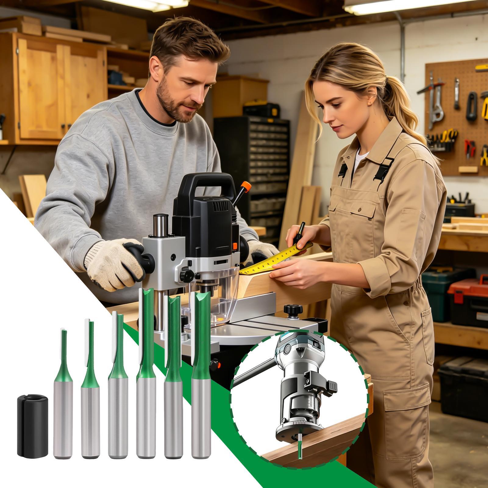 Fresa Reta de 8mm com Haste pa - Router Bits For Woodworking avaliação e preço