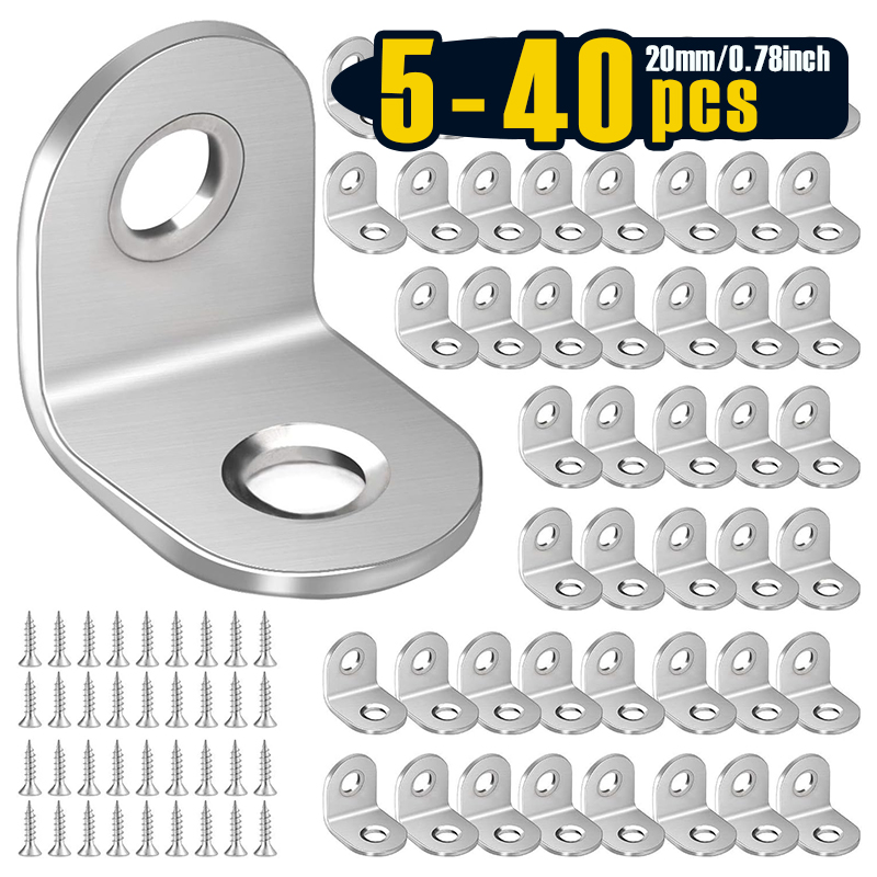5-40 PCS Suportes em L de Aço  - Woodworking X Brace avaliação e preço
