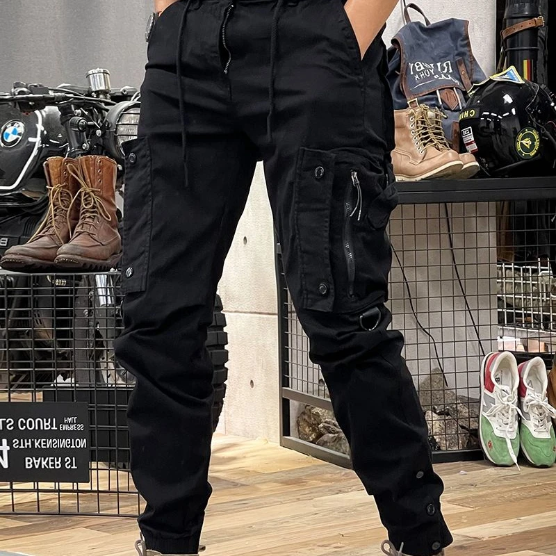Calça casual masculina de algo - Woodworking Brand avaliação e preço