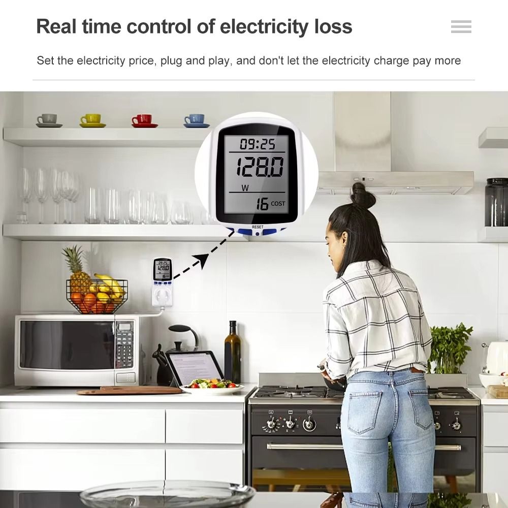 Wattímetro Digital LCD 220V 11 - Woodworking Uk avaliação e preço
