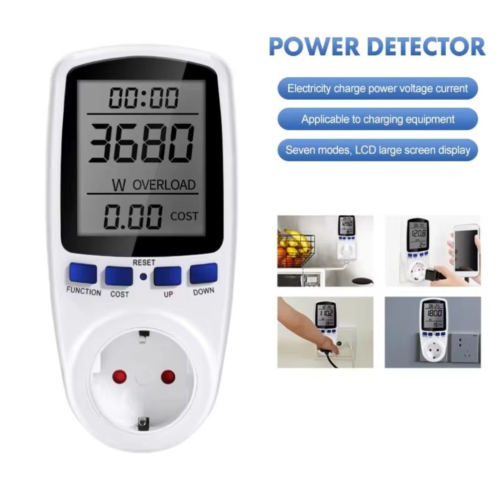Wattímetro Digital LCD 220V 11 - Woodworking Uk avaliação e preço
