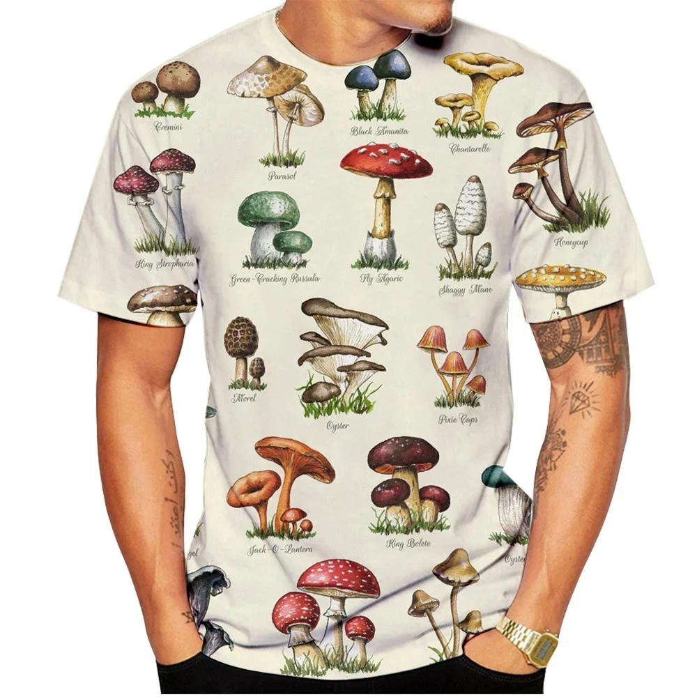 Camiseta retrô de cogumelo mas - Woodworking Brand avaliação e preço