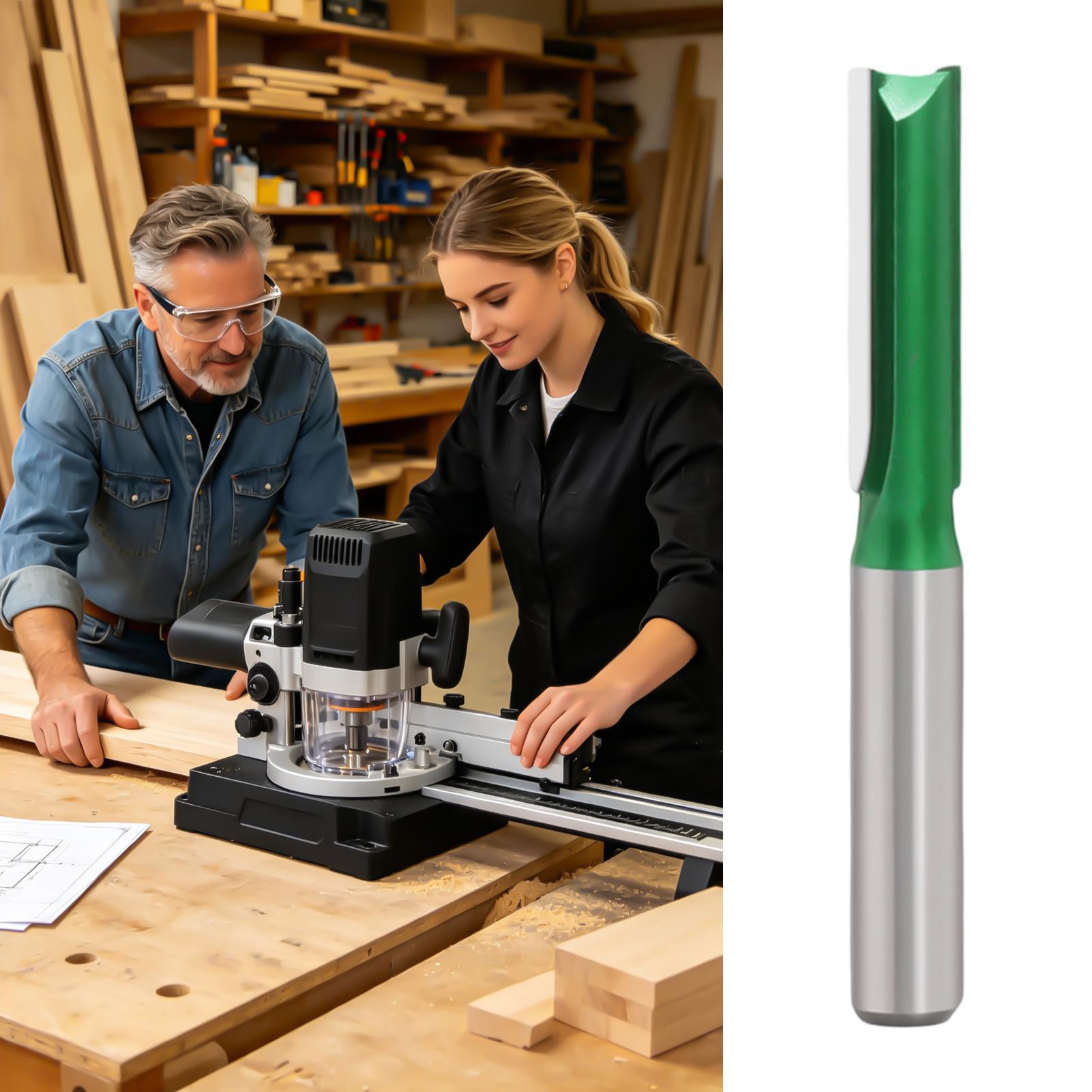 Fresa reta para madeira com ha - Router Bits For Woodworking avaliação e preço