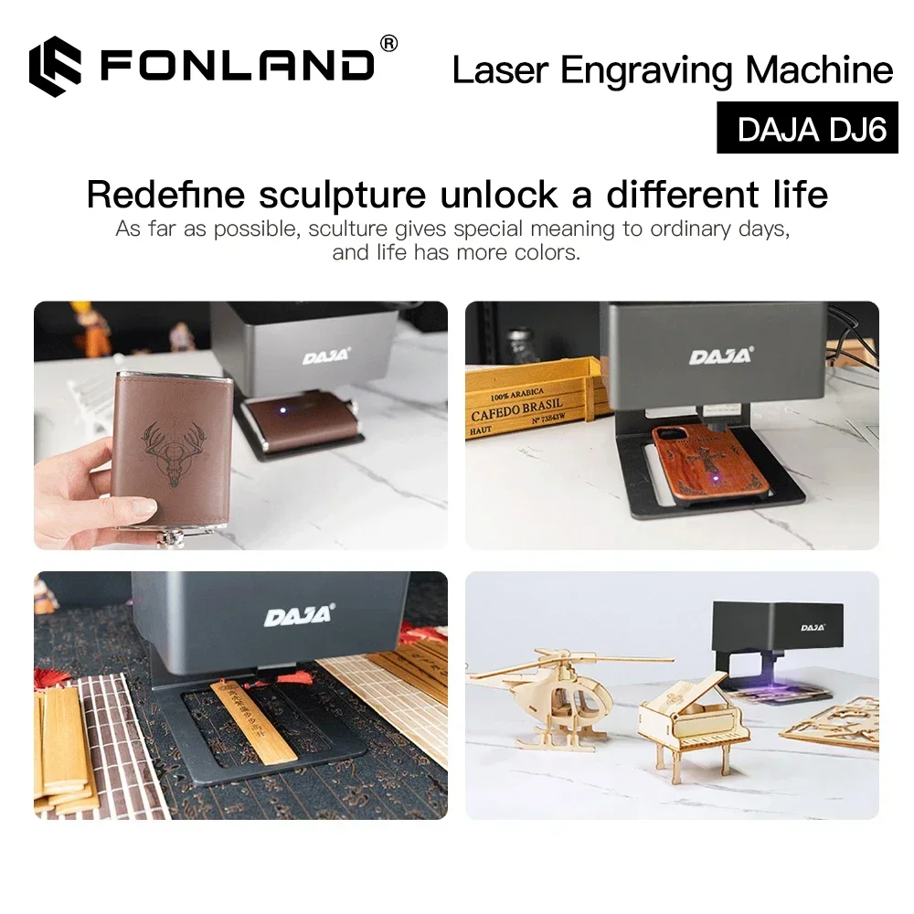 DAJA-Máquina de Gravação a Las - Woodworking Logo avaliação e preço