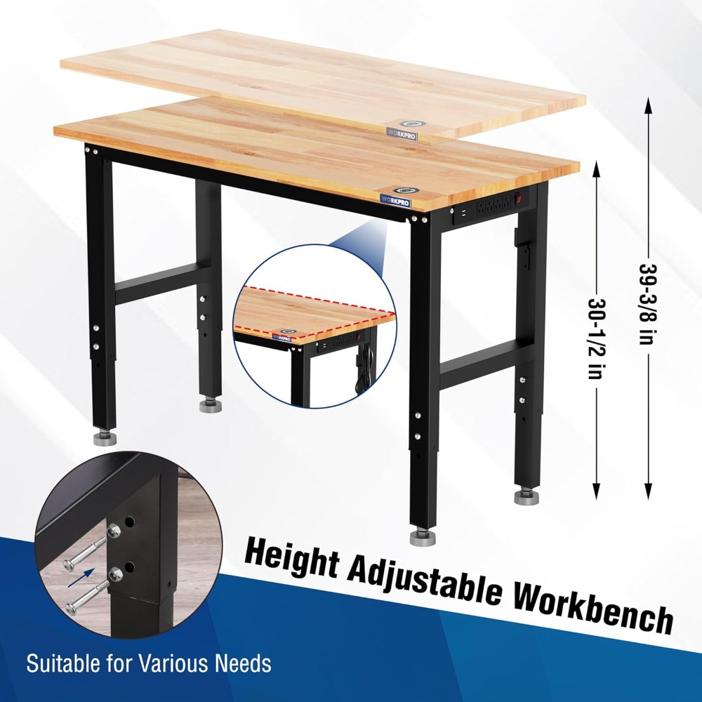 Bancada de trabalho para garag - Workbench Woodworking avaliação e preço