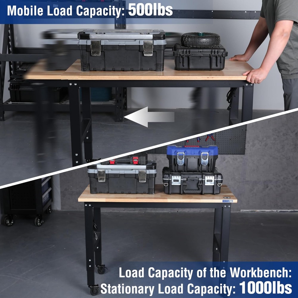 Bancada de trabalho para garag - Workbench Woodworking avaliação e preço