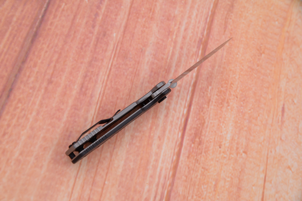 Faca EDC Emerson Style 0630CF  - Woodworking Logo avaliação e preço