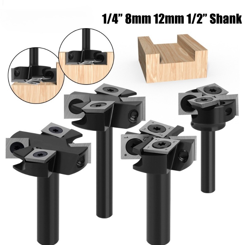 Fresa de tupia indexável de 4  - Router Bits For Woodworking avaliação e preço