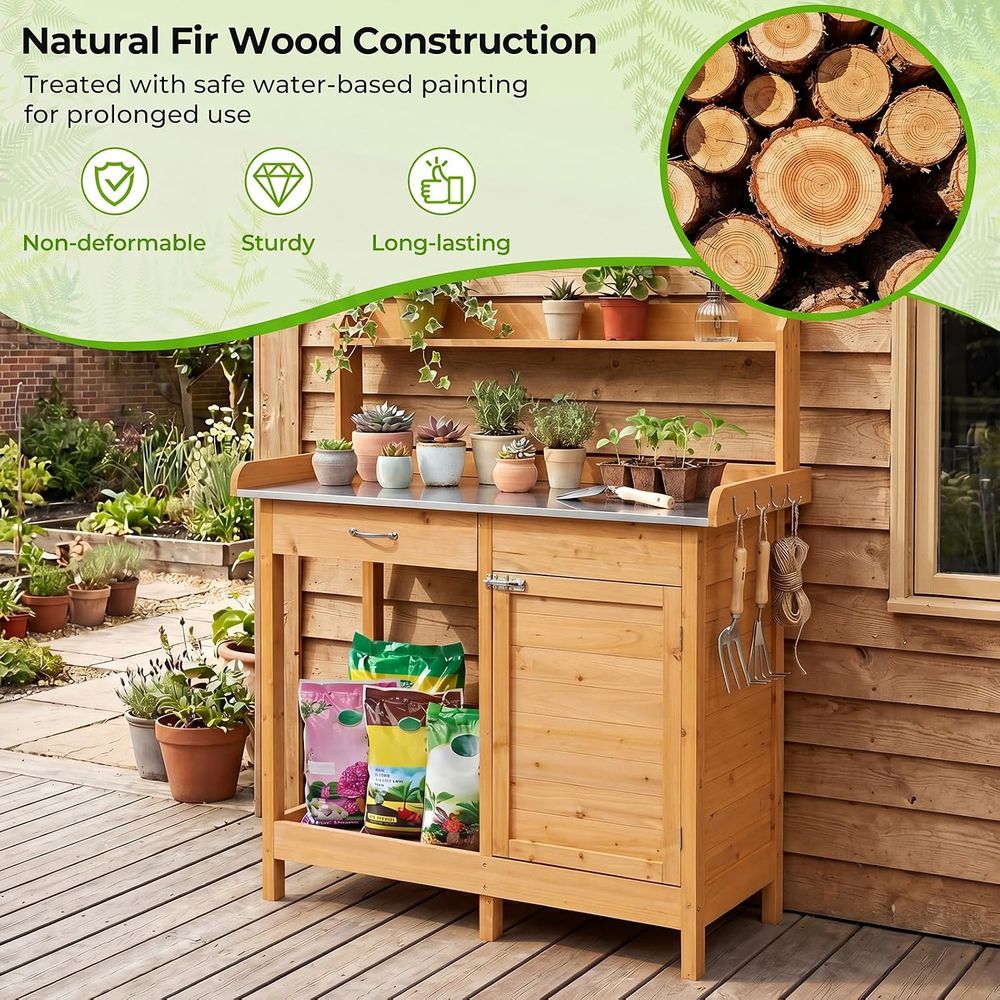 Mesa de Jardinagem Externa de  - Workbench Woodworking avaliação e preço