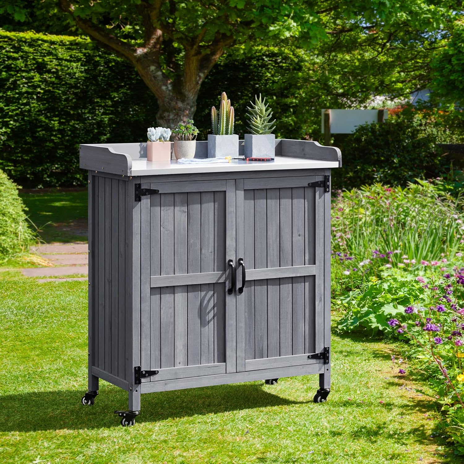 Mesa de Jardinagem para Exteri - Workbench Woodworking avaliação e preço