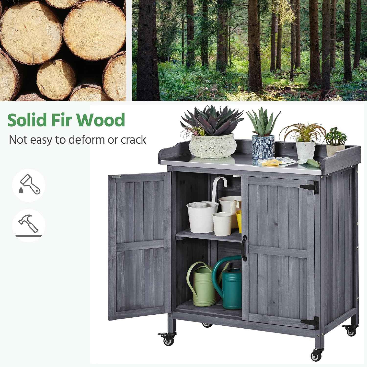 Mesa de Jardinagem para Exteri - Workbench Woodworking avaliação e preço