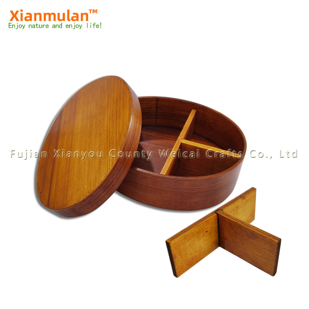 Caixa bento de madeira natural - Woodworking Box avaliação e preço