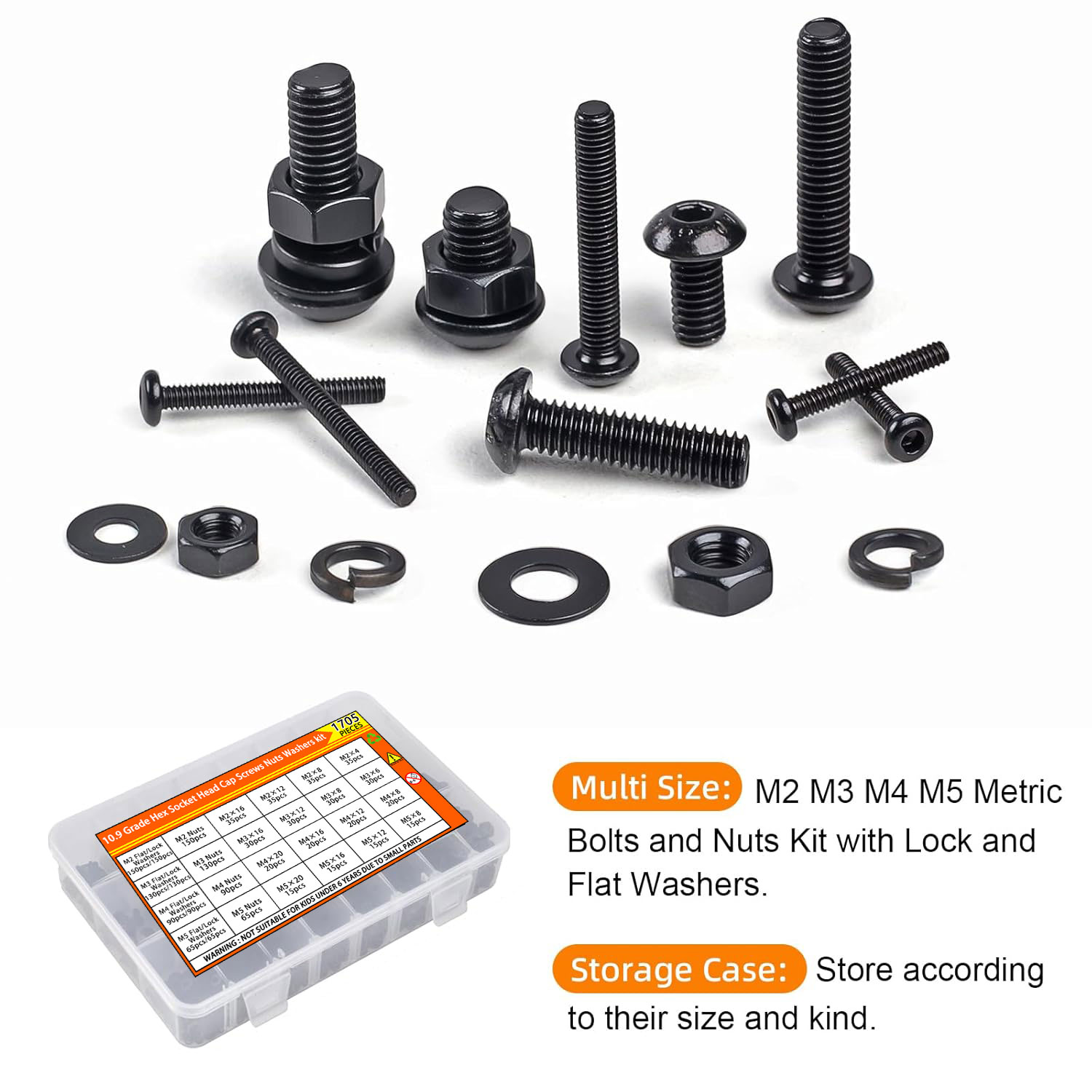 1705 peças kit de parafuso de  - Woodworking Shop avaliação e preço
