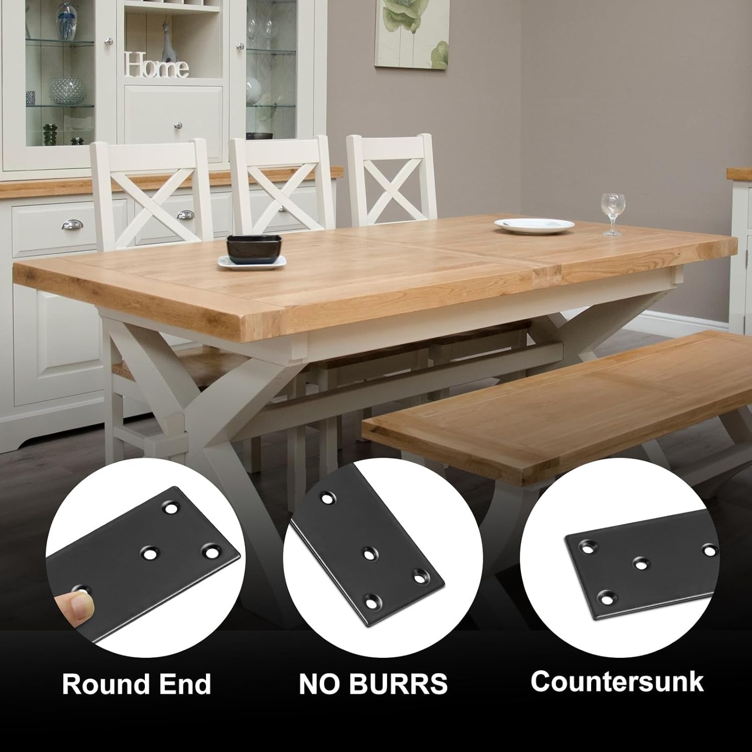 Suporte Reto Plano, Placa de R - Woodworking X Brace avaliação e preço